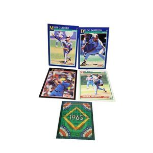 4 Vintage Expos Score 91 Baseball Trading Cards With World Series Trivia Card